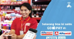 top up GoPay di Alfamart