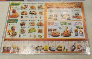 menu aw restoran