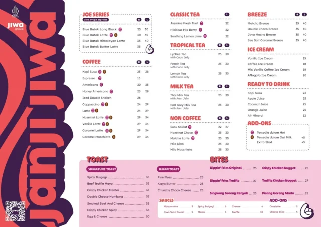 menu kopi janji jiwa