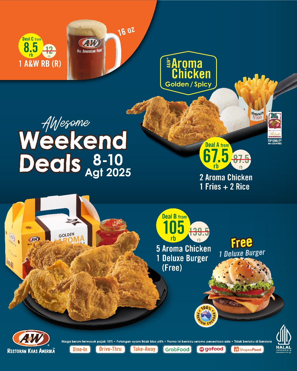promo aw weekend