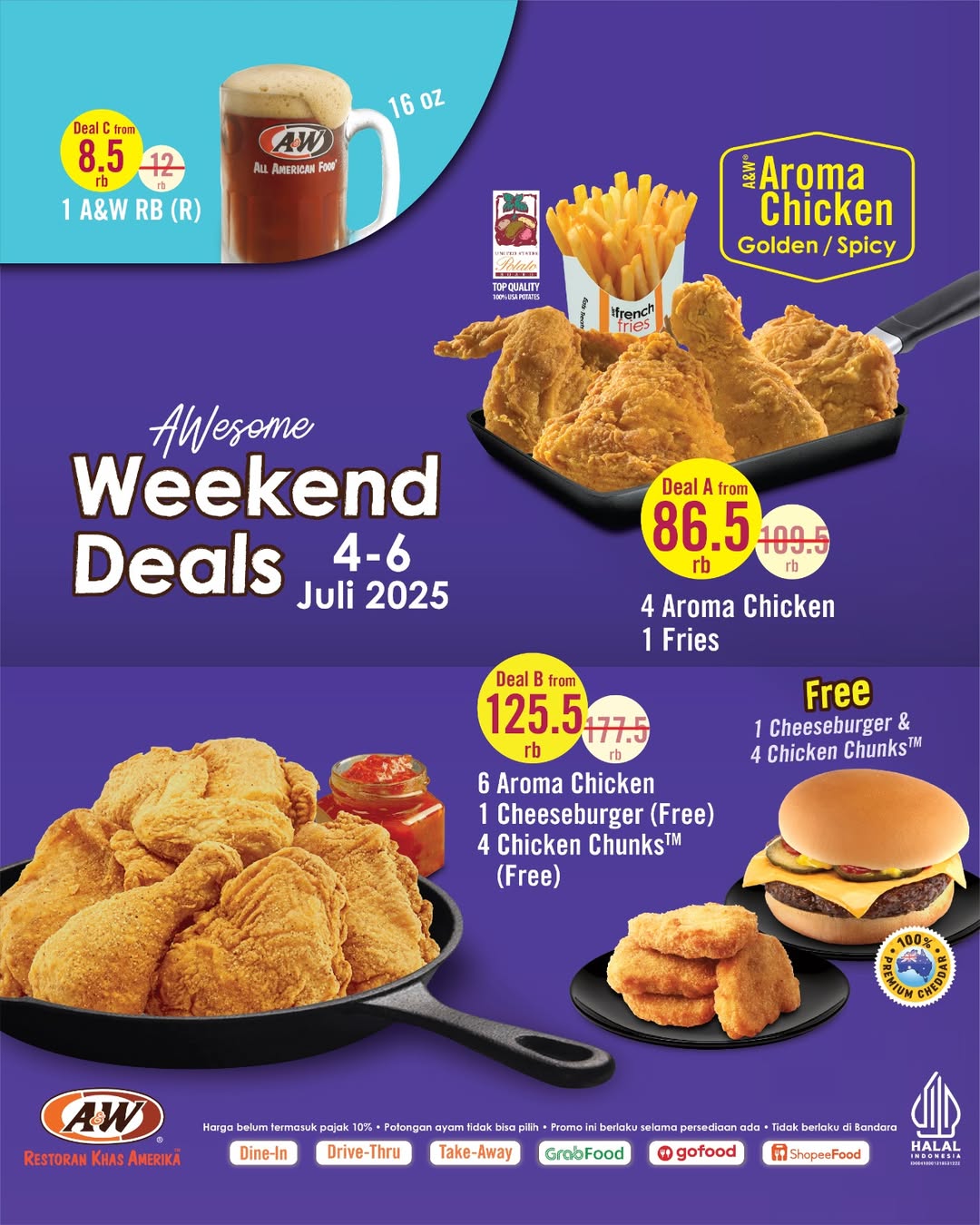 promo aw weekend