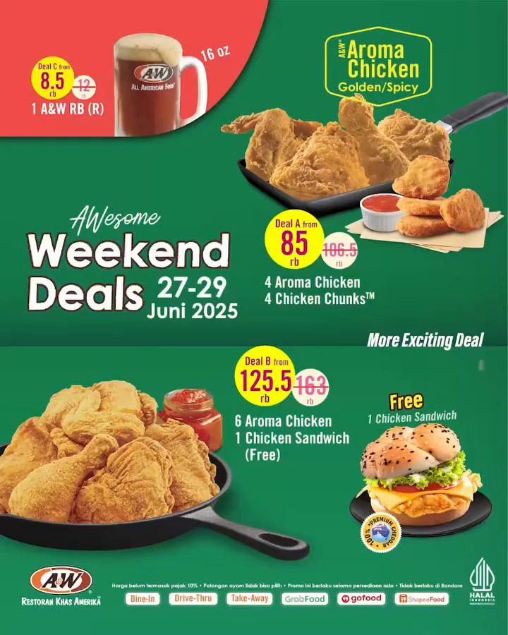 promo aw weekend
