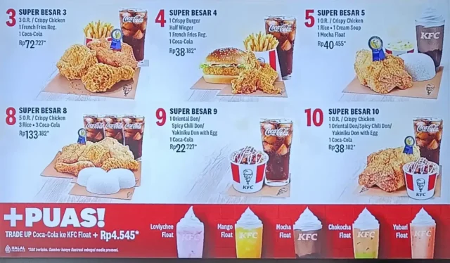 menu kfc Menu KFC