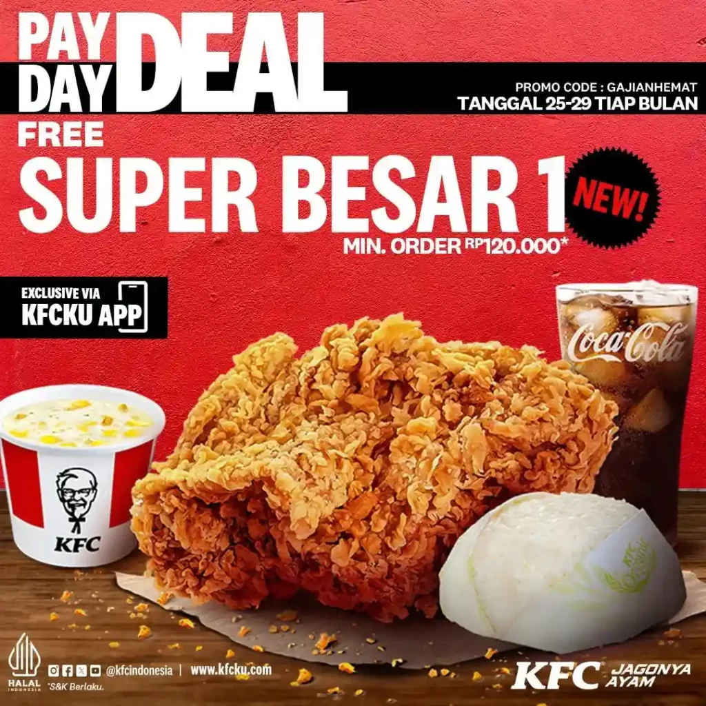 promo kfc pay day deal
