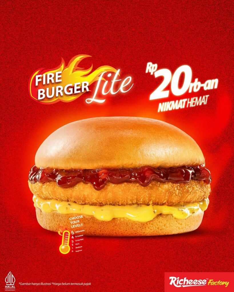 promo richeese burger
