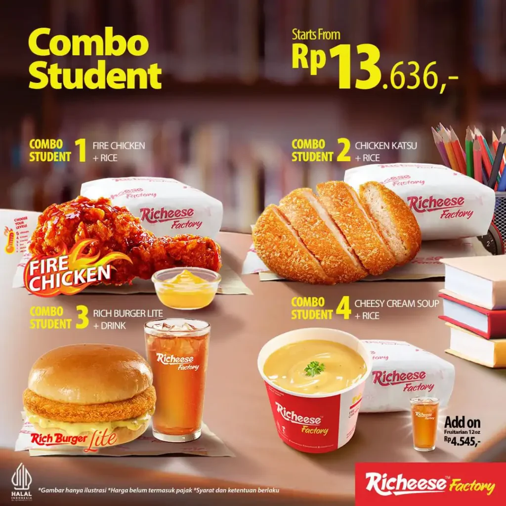 Promo Richeese Combo Student