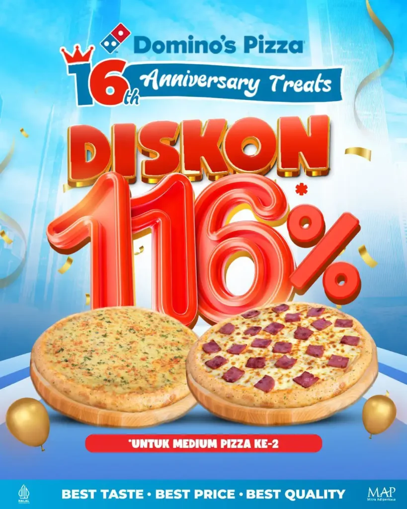 promo domino pizza