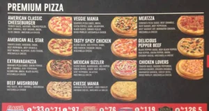 menu dominos pizza