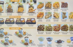 menu hokben