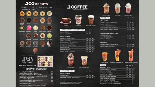 menu jco