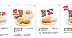 menu breakfast kfc