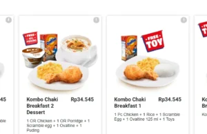 menu breakfast kfc