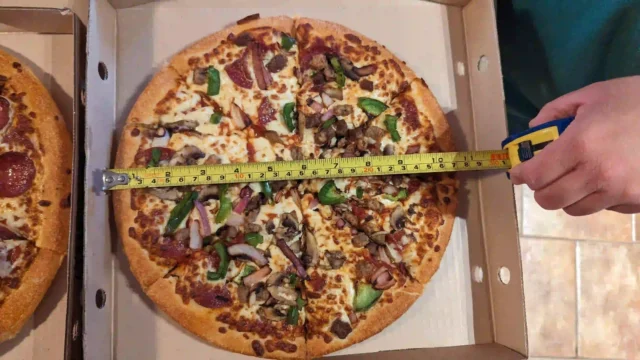 ukuran pizza hut