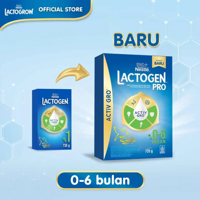 susu lactogen 0-6 bulan