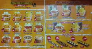 menu ayam keprabon