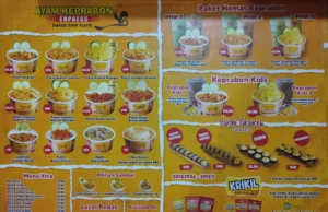 menu ayam keprabon