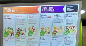 menu boost juice