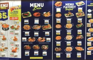 menu dcost