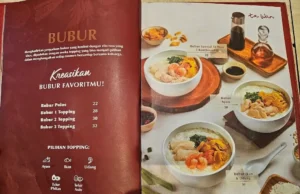 menu ta wan restaurant