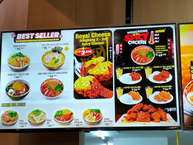 menu golden lamian