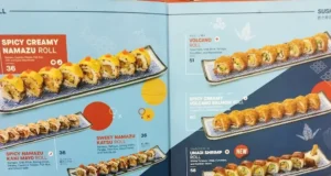 menu ichiban sushi