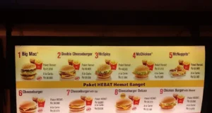menu mcd