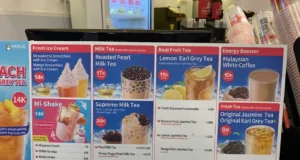 menu mixue