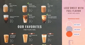menu starbucks