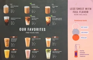 menu starbucks