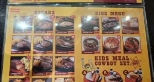 menu fiesta steak