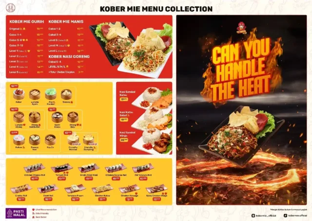 menu mie kober