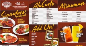 menu warung taburai