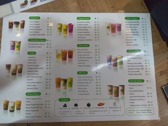 menu yotta menu yotta