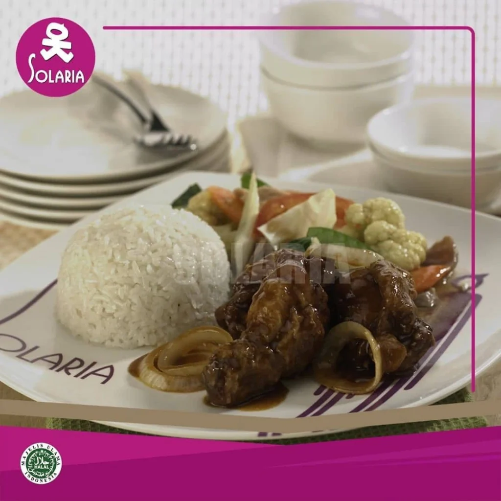 nasi ayam goreng mentega solaria