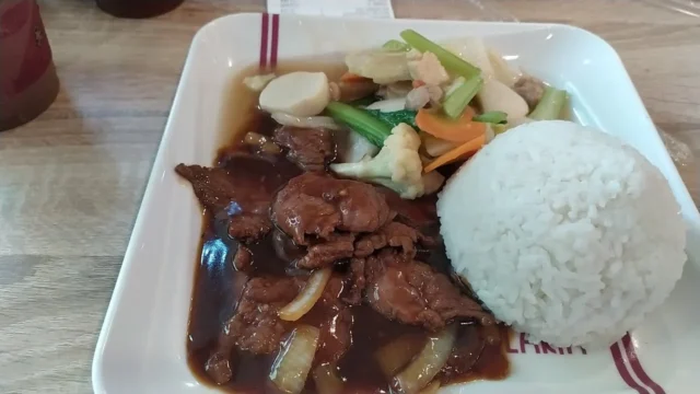 nasi bistik sapi mentega solaria