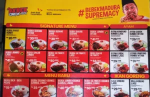menu bebek carok
