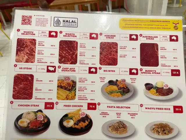 menu holycow