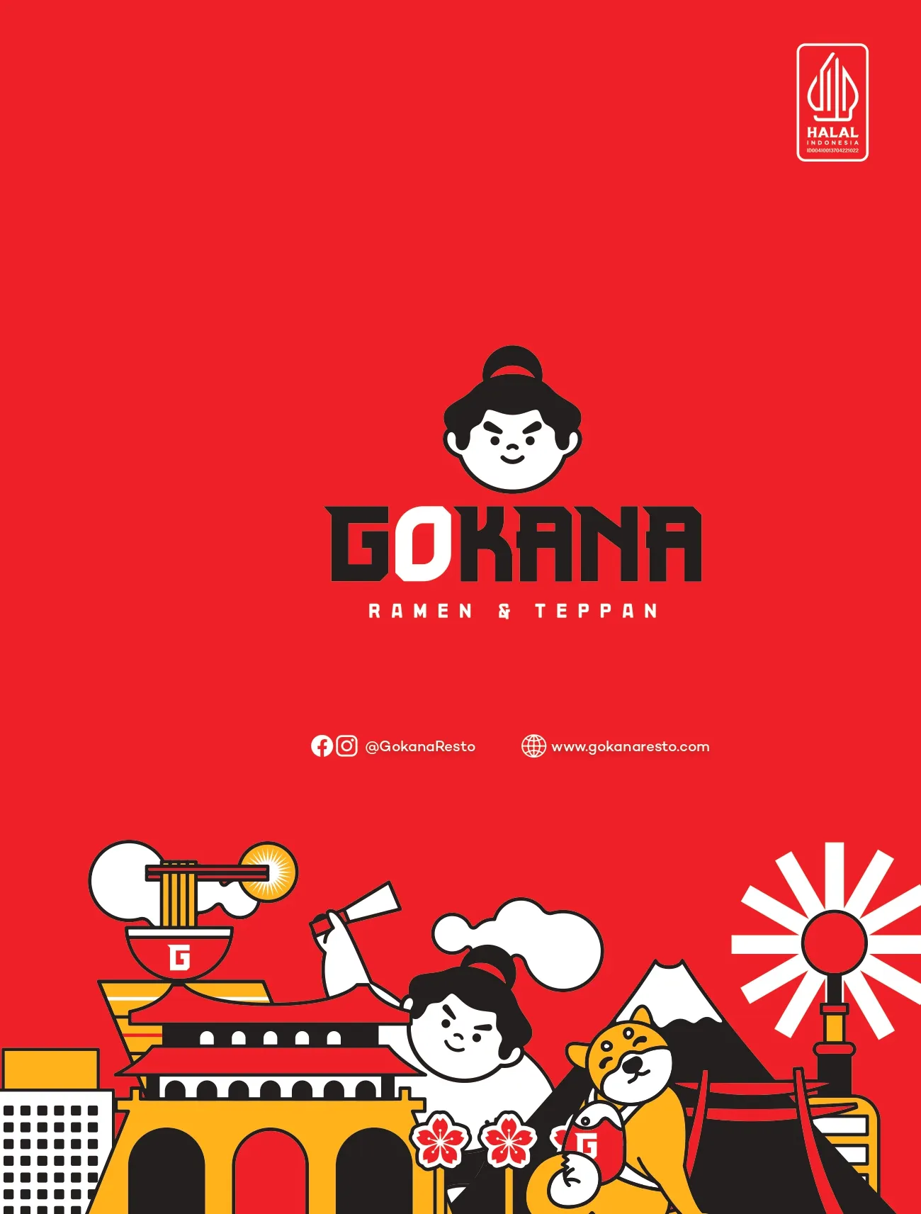 Buku Menu Gokana Ramen & Teppan