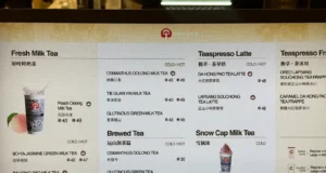 menu chagee