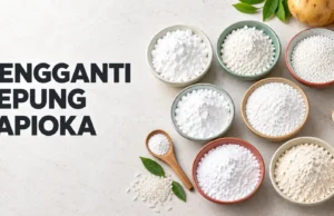 Cari pengganti tepung tapioka? Temukan 7 alternatif terbaik beserta takaran dan kegunaannya untuk saus, gorengan, kue, cilok, dan pempek.
