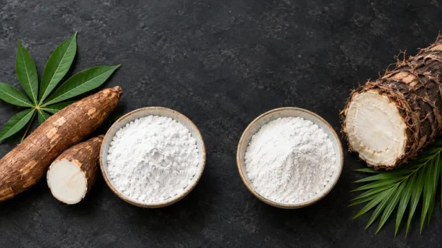 tepung tapioka dan sagu